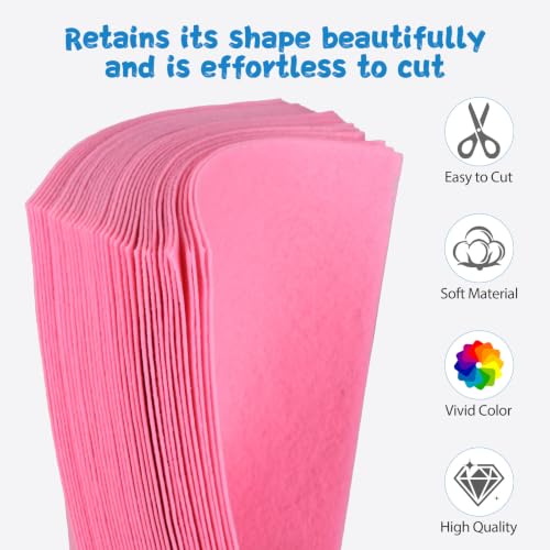 Image of 12x8 Inch 66Pcs Pink Cards, Craft Supplies, Card Making and Art Projects