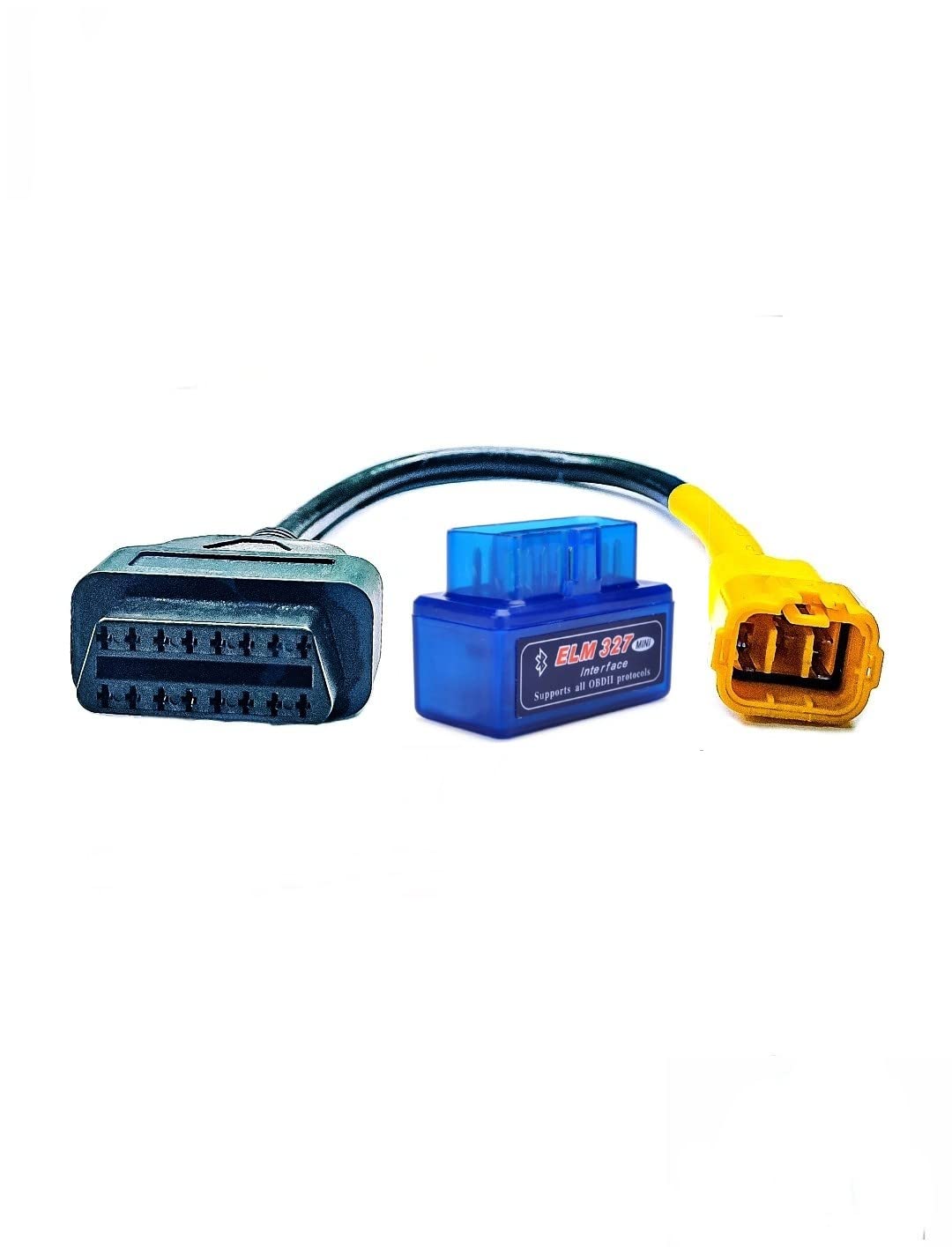 Tools Technician OBD OBD 2 Bike Scanner Cable for Hero 2 Wheeler bs6 with diagnostic obd tool ECU ||OBD SCANNER|| (Hero Cable only) Black-image-49
