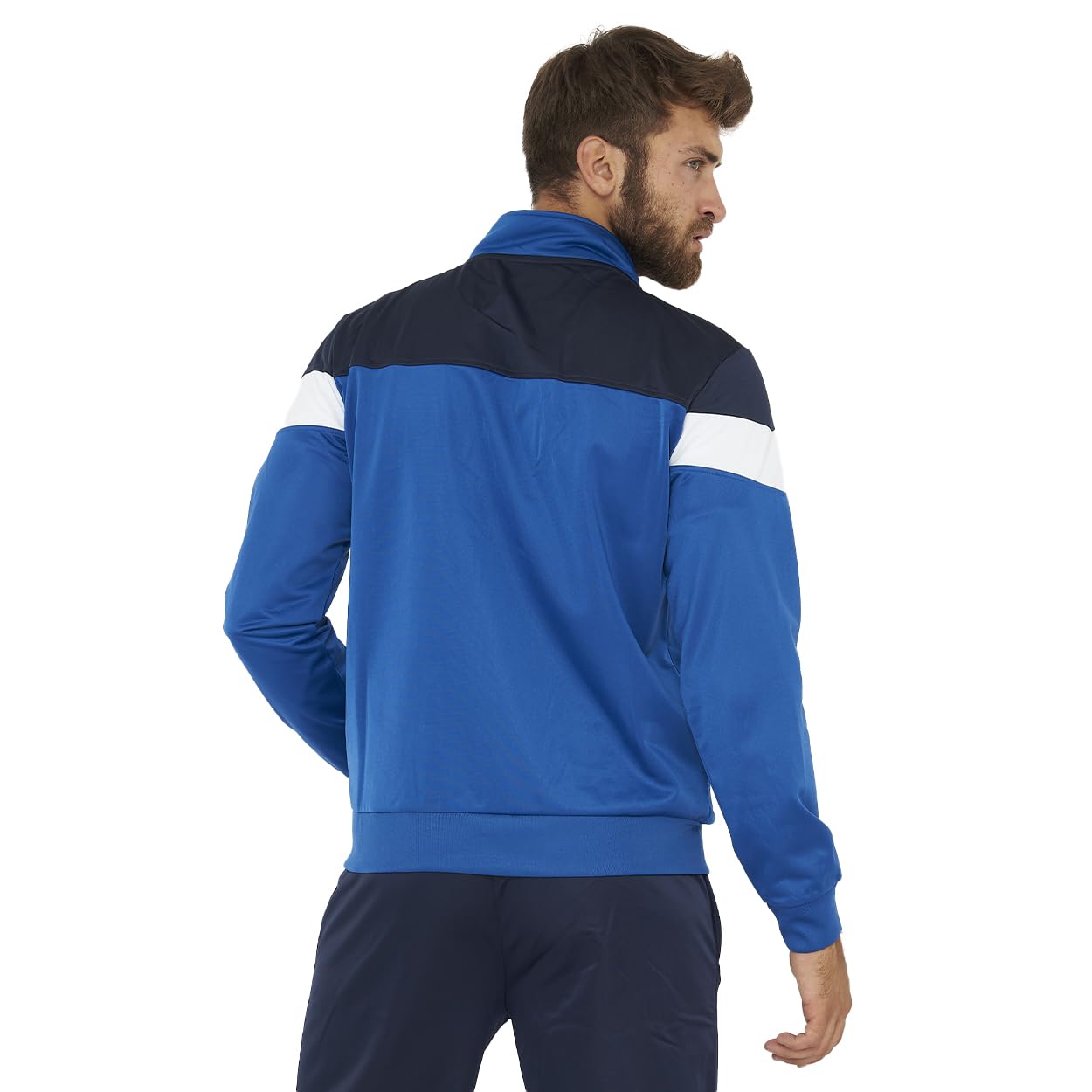 LEGEA Tuta Sportiva Completa Bolivia Cuba Oversize in Poliestere Acetato con Zip Integrale e Tasche da Sport Uomo