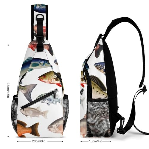Mochila tipo bandolera para senderismo y uso casual miniatura 2