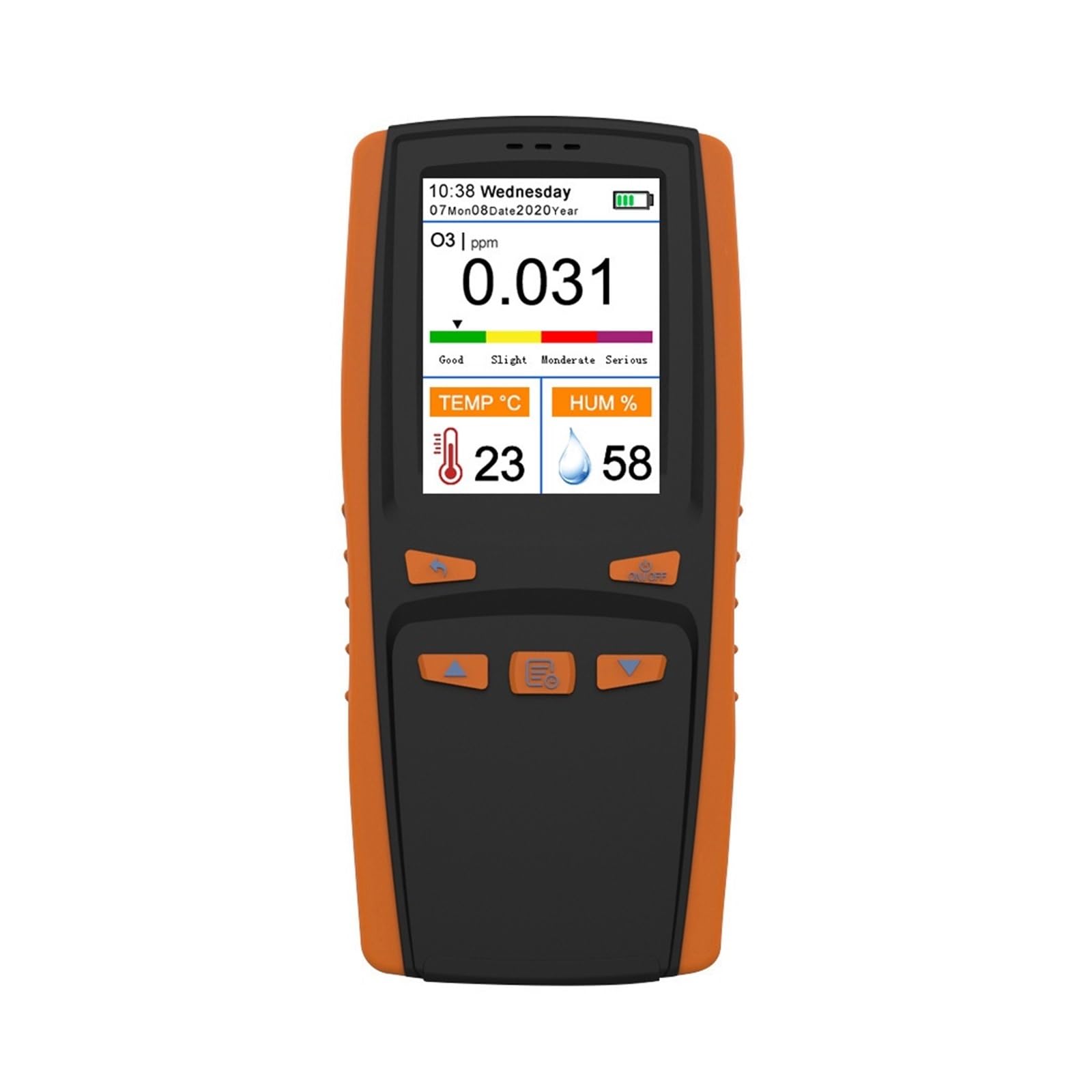Tragbarer Ozonanalysator, multifunktionales, intelligentes O3-Ozonmessgerät, Gasdetektor, intelligenter Sensor, Überwachung der Luftqualitätsverschmutzung