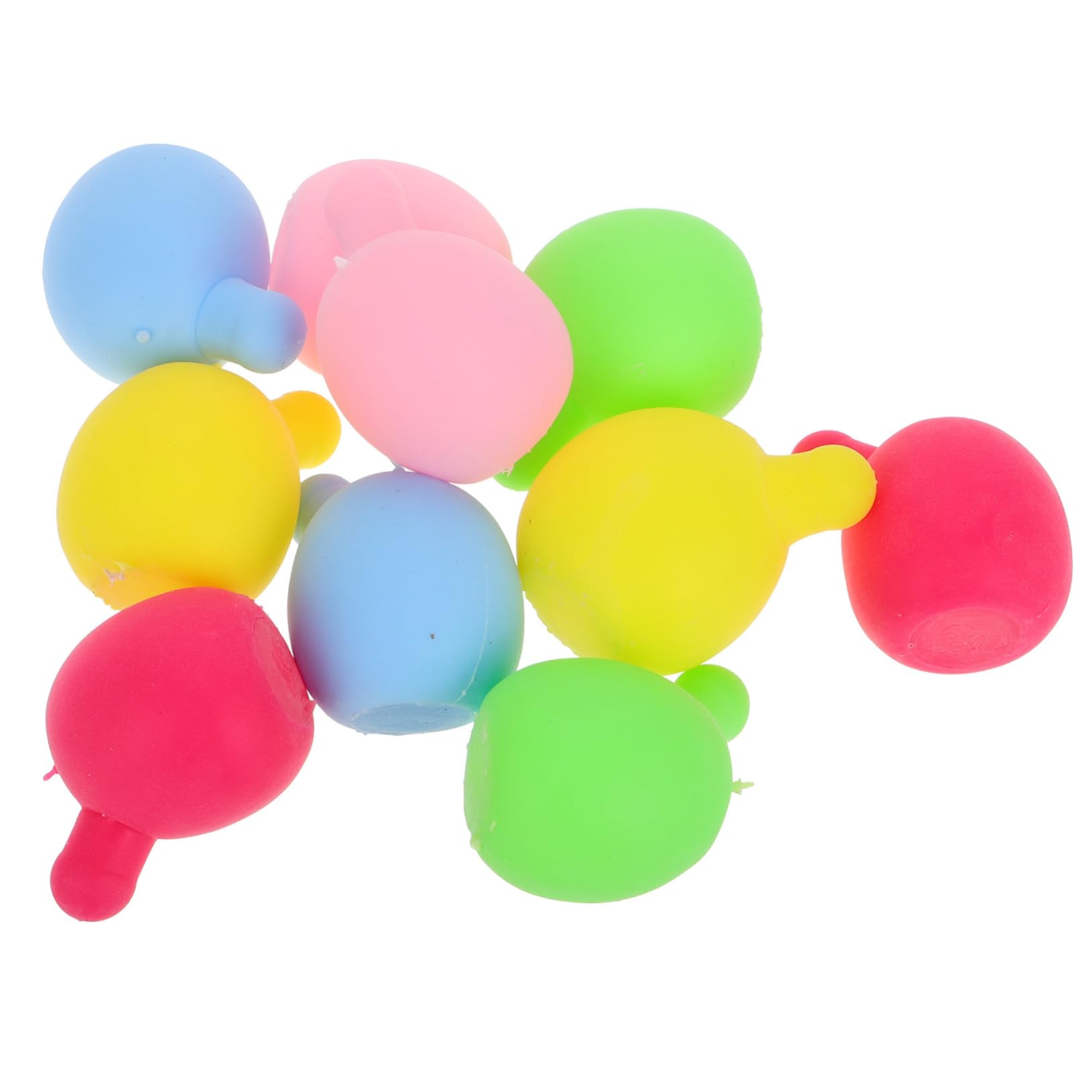 Alipis Bubble Insert for Crochet Toys 10pcs White Silicone Bubble Core Balls, Diy Stress Ball Squeeze Inserts for Boys and Girls Party Favors and Sensory Craft Supplies