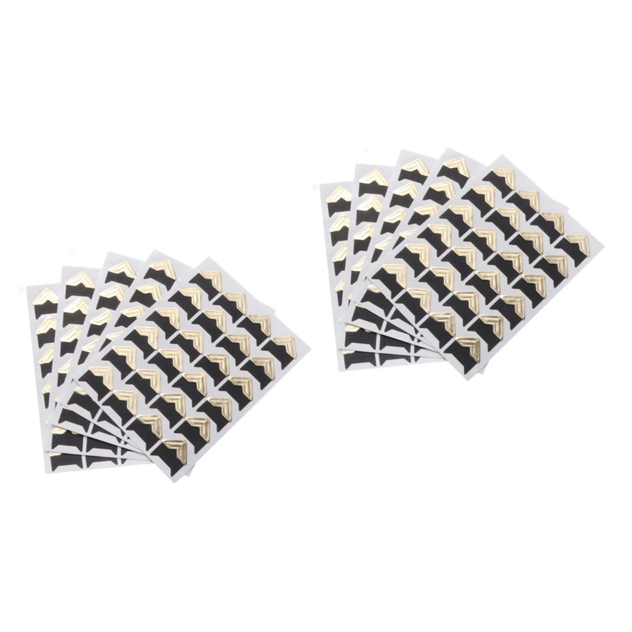 HAPINARY 2sets Vintage Corner Stickers of Photo Stickers for Scrapbook Self-Adhesive for Frame Decoration 15sheets*2