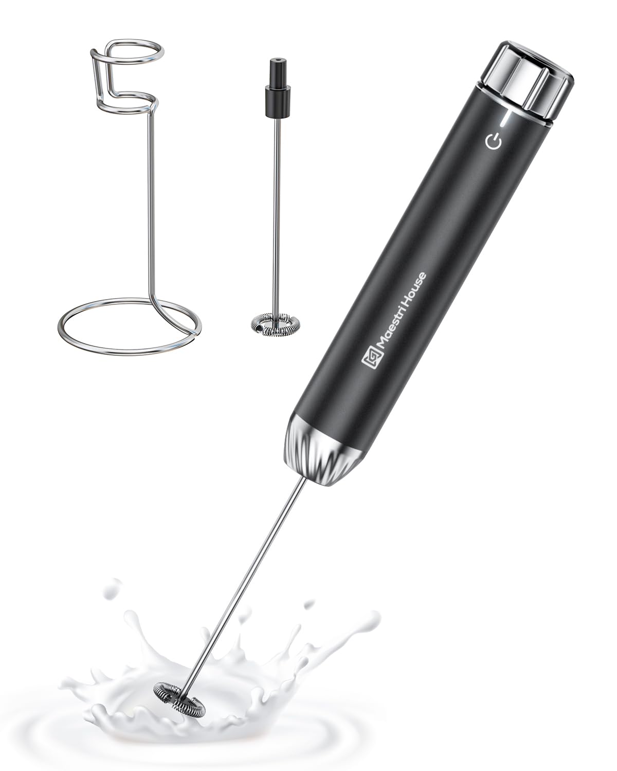 Montalatte Ricaricabile Maestri House Con Asta Per Frusta - Per Cappuccini E Bevande - Foto 5