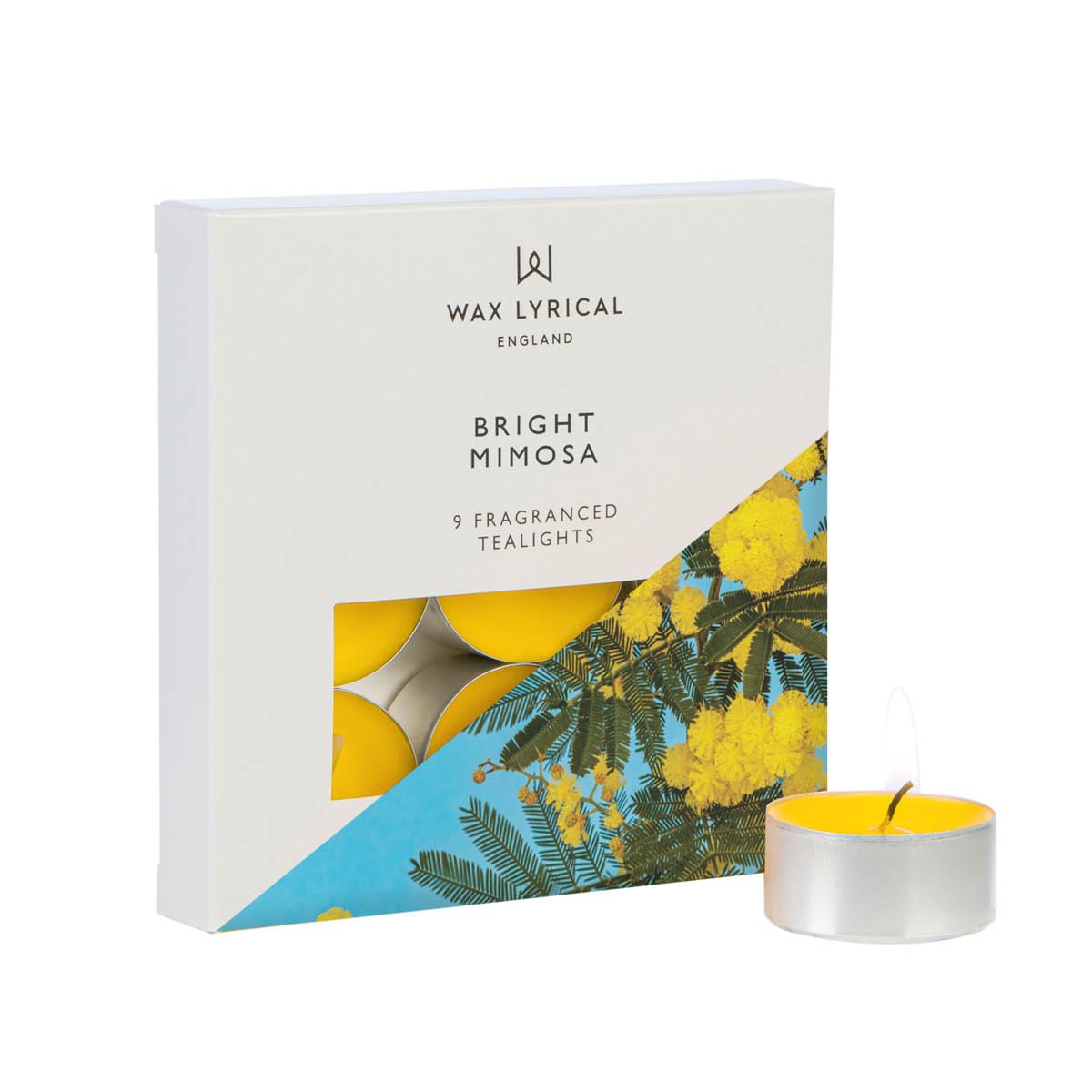 Wax Lyrical Bright Mimosa Tealights, Yellow