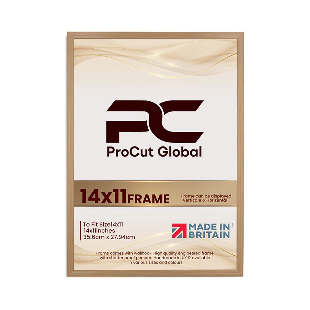 Procut Global Classic Country Pine Picture Frames For Photos - 14x11"