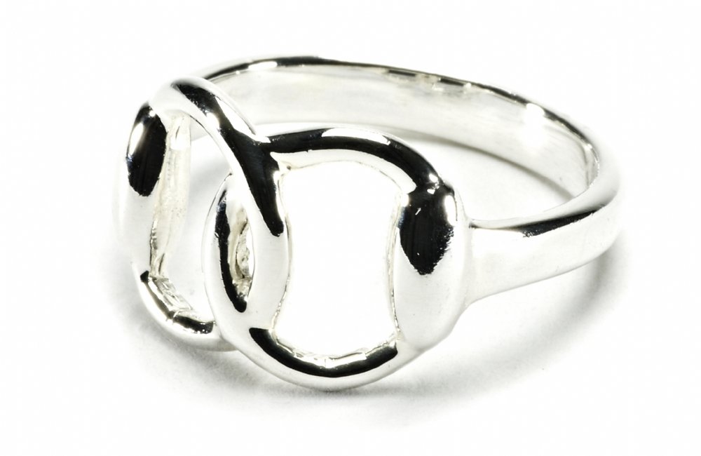 HihoSterling Silver Snaffle Ring
