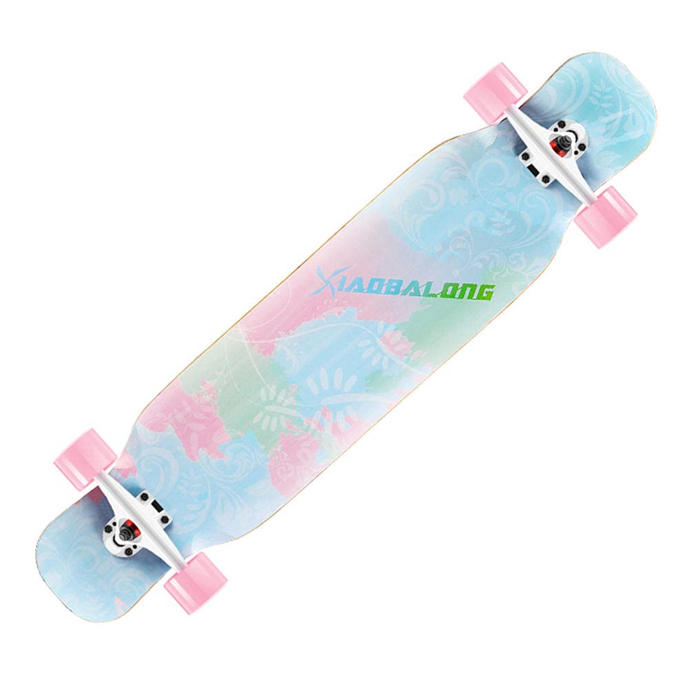 deskorolka, Deskorolka longboard dla początkujących 42" kompletna deskorolka 8-warstwowa klonowa wklęsła dorosłych dzieci nastolatków