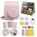 MUZIRI KINOKOO mini 11 - Custodia protettiva per Fujifilm Instax mini 11 con 8 accessori utili kit borsa fotocamera, 4 filtri lenti e lenti selfie, rosa