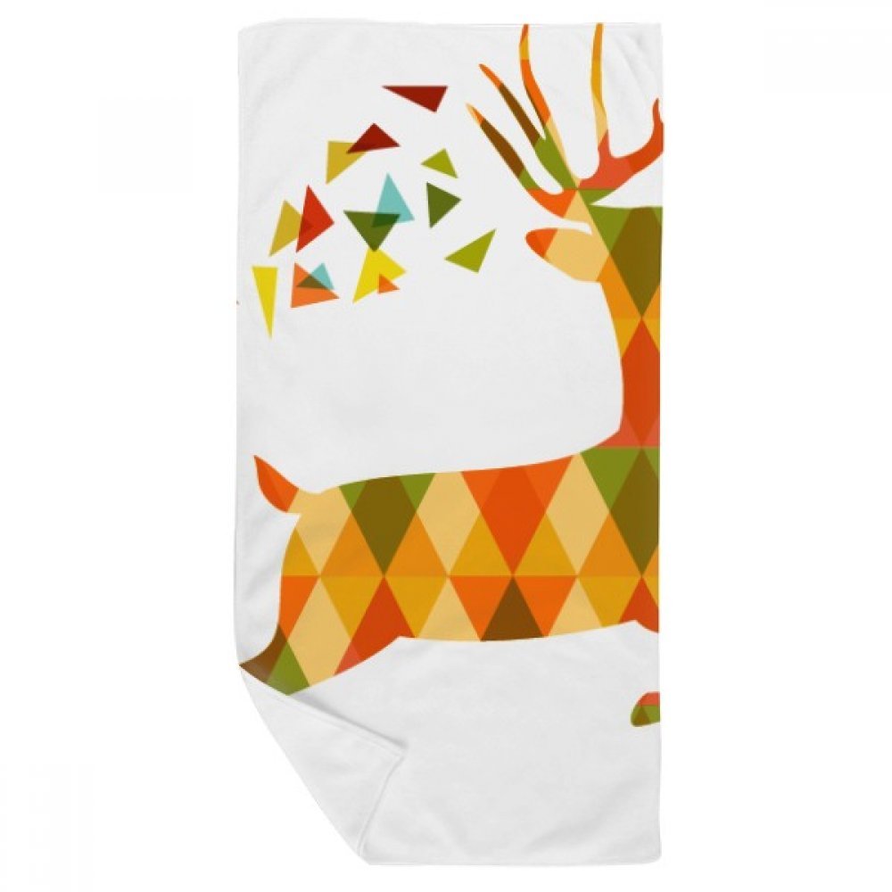 Serviette de bain élan de Noël 35x70cm pour une ambiance cocooning et festive en famille