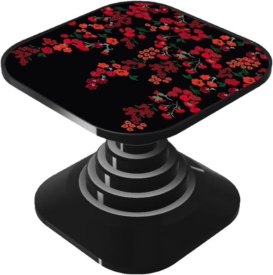 Gosmartkart® Super HD Matte Finish Mobile Holder Finger Go Grip Socket Made for Smartphones and Tablets - Autumn Floral/Flower