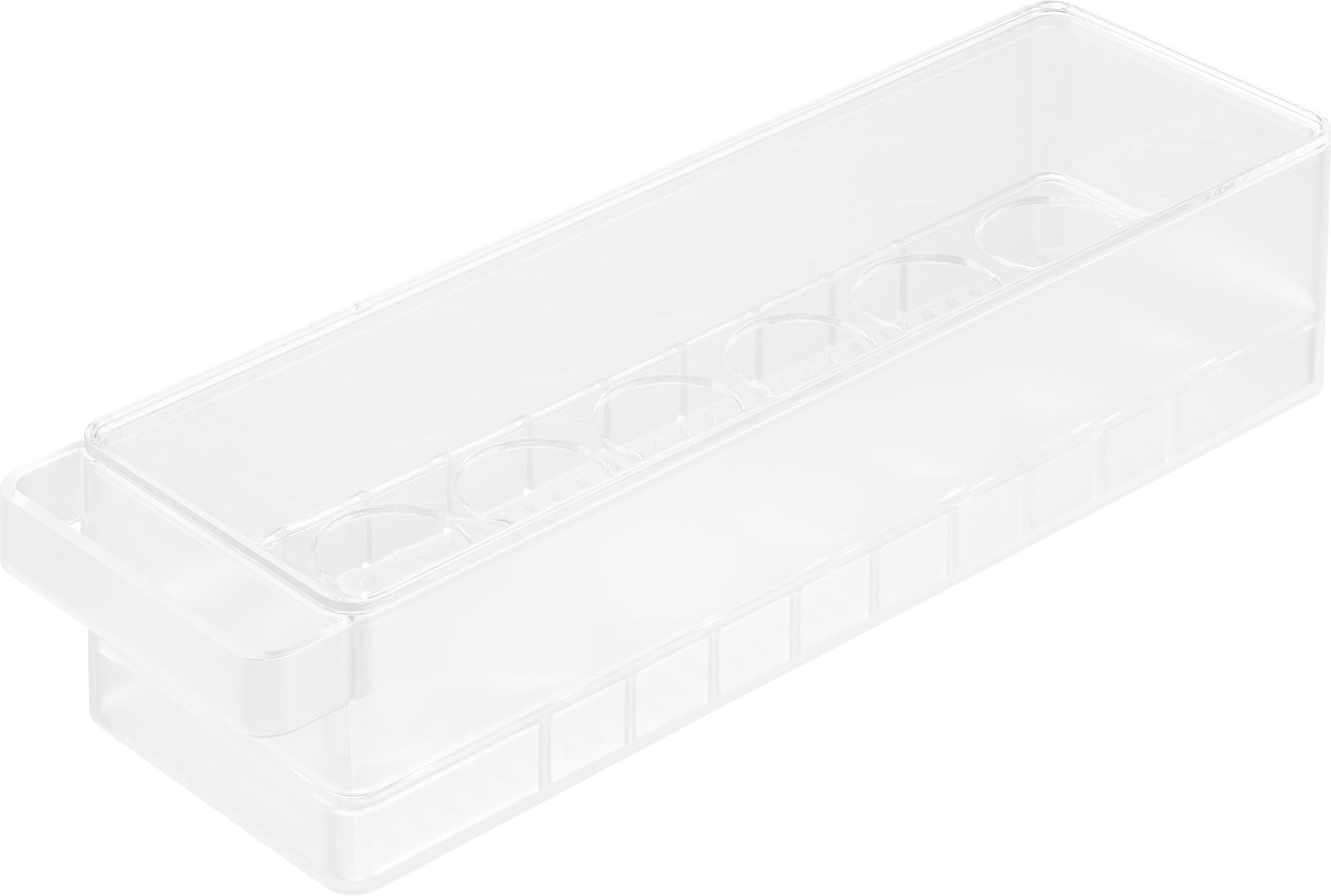 Amazon｜山崎実業(Yamazaki) 冷蔵庫中 蓋付き 卵ケース ホワイト