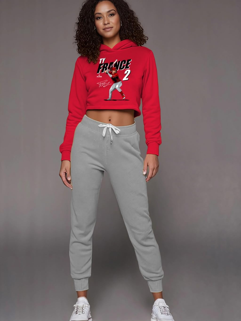License Champs Womens Official NCAA | Cropped Hoodie Crop Fleece | Pullover Sweatshirt Tops | Game Day Merchandise