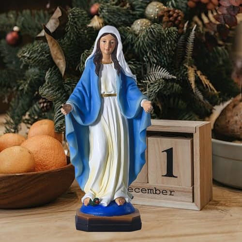 Statue de la Vierge décoration religieuse maison église - 4