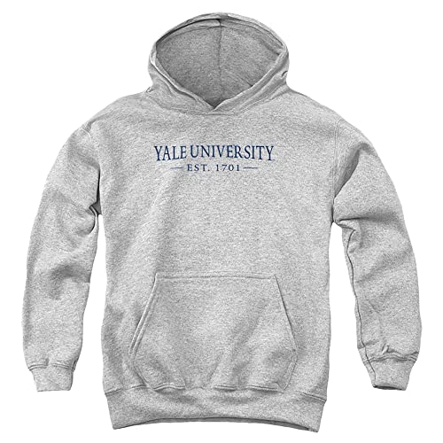 Yale University Official Simple Youth Kids Boy/Girls Pull-Over Hoodie Sweatshirt