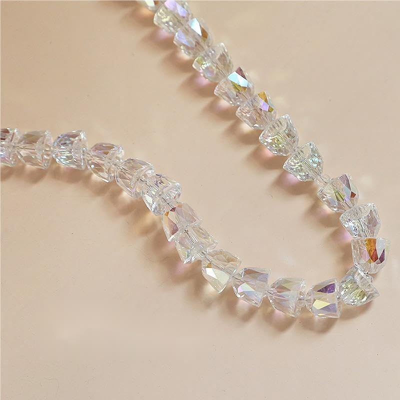 ONURTH 10/6mm 60-110 Uds. Cuentas de Cristal tridimensionales de Estrella de Mariposa para Hacer joyería, Pulsera, Pendientes, Cuentas de Cristal DIY para Manualidades