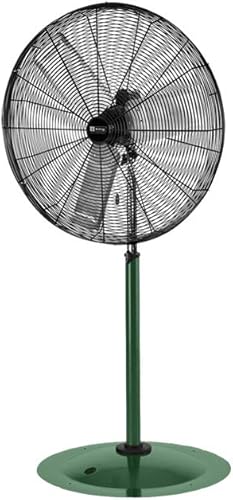 KING PFO-30 Commercial Outdoor Rated Oscillating Air Circulator Fan wPedestal Base, 8200 CFM, 30"