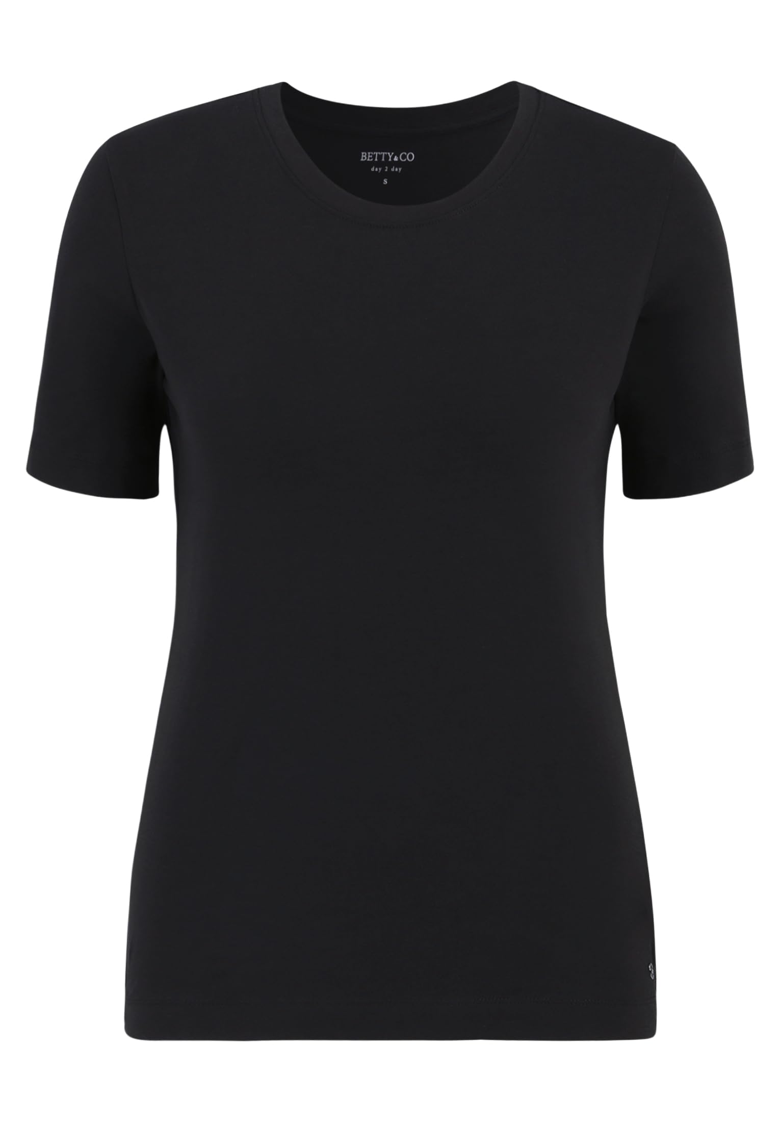 Betty & Co Damen Basic Shirt mit Rundhalsausschnitt