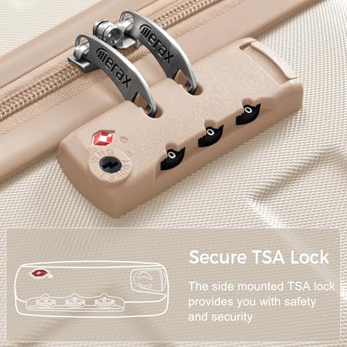 Image of 4-Piece Luggage Set, Suitcase with TSA Lock Travel Duffel Bag Wet-Dry Toiletry Bag,Golden