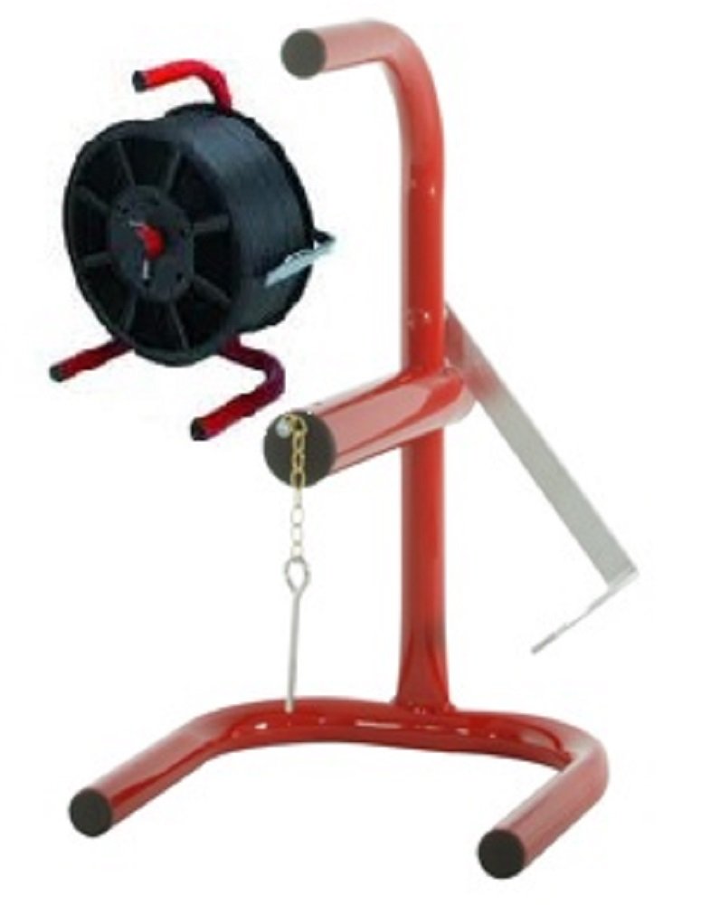 Ukps Heavy Duty Metal Dispenser Carrier Stand/Holder For Pallet Strapping Banding Coils