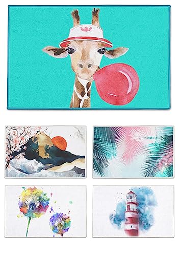 arteneur® rutschfeste Badmatte 50x80 – Antirutsch Badteppich mit Memoryschaum, Waschbar &...