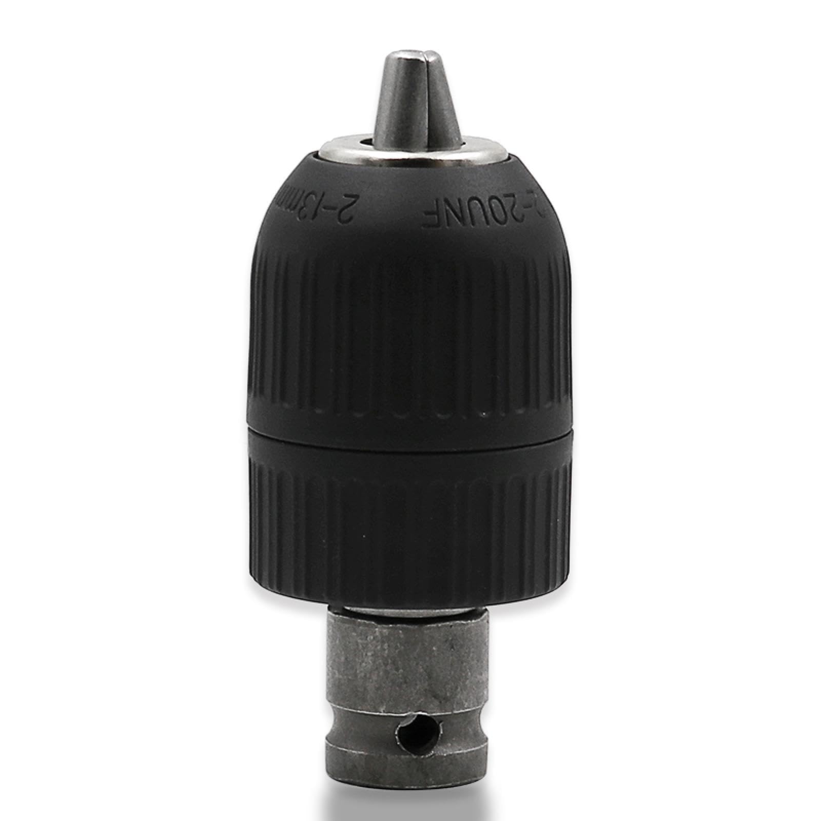 Uchwyt wiertarski bezkluczykowy 2-13 mm Konwerter 1/2"-20 gwintów Adapter szybkiej wymiany Klucz udarowy sześciokątny 1/4" Wiertło (adapter uchwytu SDS)