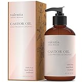 Valentia Organic Castor Oil (8oz) Pure & Cold-Pressed