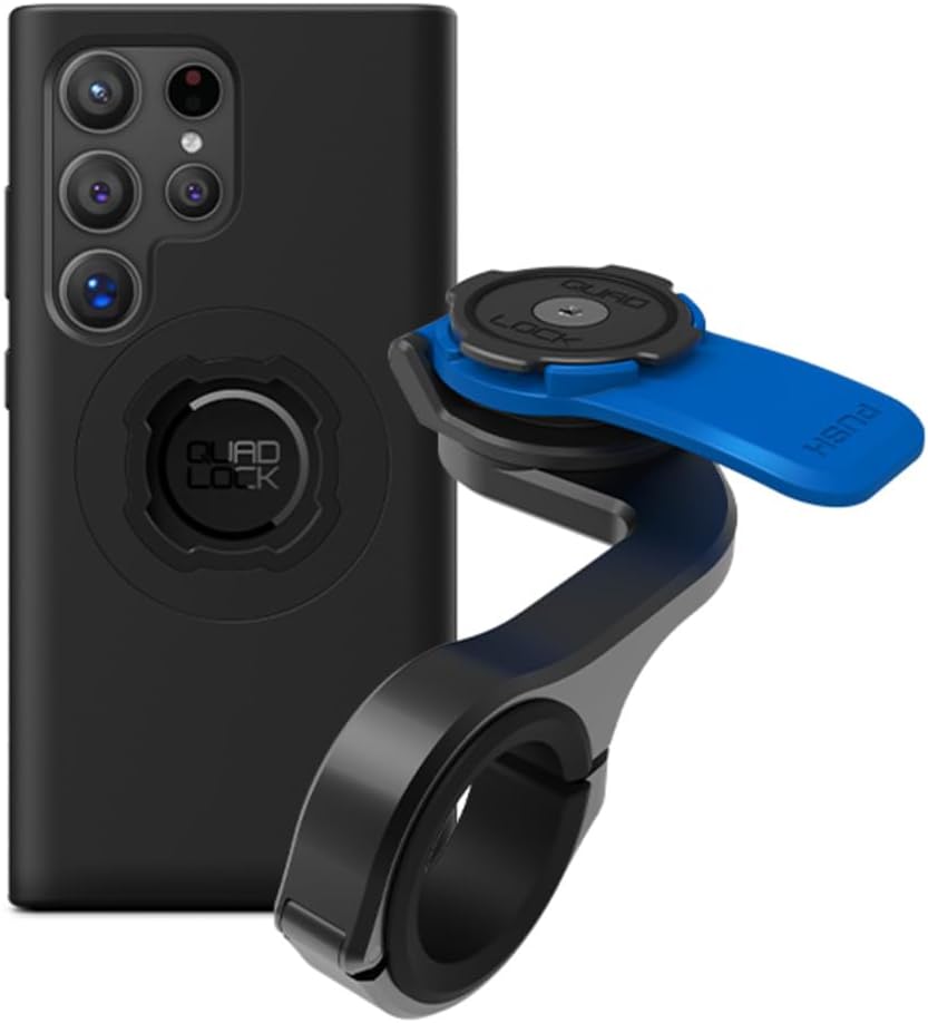 Quad LockOut Front PRO Bike Phone Holder Kit with MAG Phone Case for Samsung Galaxy S24 Ultra