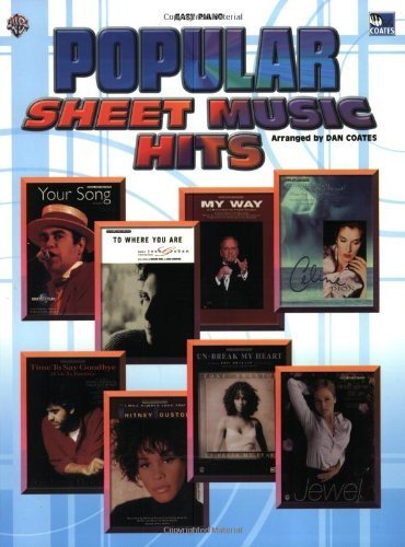 Popular Sheet Music Hits: Easy Piano by Publications, Warner Bros. (2004) Paperback