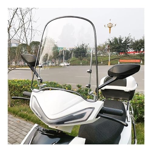 Pare-brise universel pour moto en PC transparent et réglable