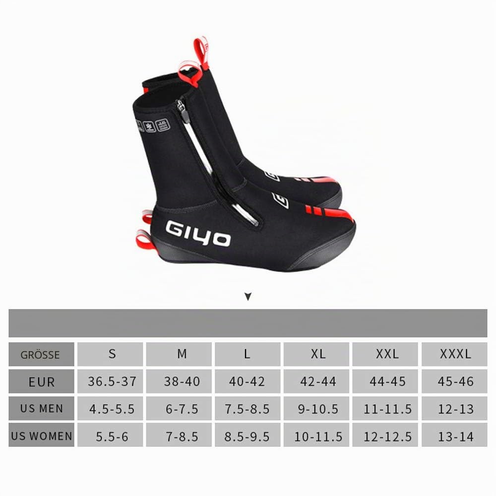 Lixada Überschuhe für Radsport, wasserdicht, für Mountainbike, Straße, Fahrrad, Winter, Überschuhe, Schutz, S-XXXL