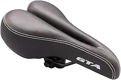 Banco Para Bike Selim Vazado Anatômico e Costurado MTB/GTA - Preto