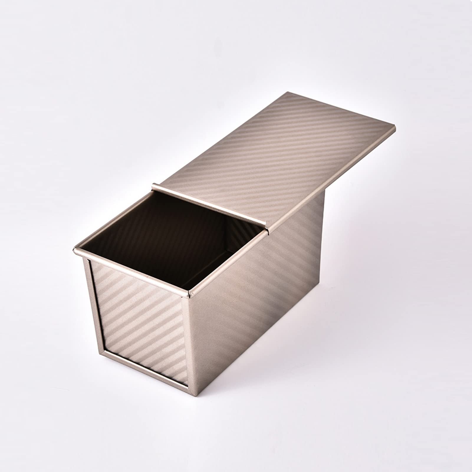 Głęboka forma do pieczenia chleba, nieprzywierająca stal węglowa, różowe złoto, 8,2x4,7x4,3 cala/37