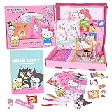 Toyland® Set de álbumes de recortes de Hello Kitty: kit de actividades creativas de 520 piezas con regalo sorpresa. Scrapbooking DIY para niños a partir de 3 años.