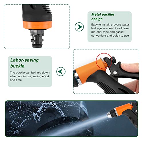 Car Washer Kit - Portable Pressure Washer 12V Water Pump Car Washer, 100W 130Psi, Electric High Pressure Water Washing Kit For Car, Garden, Home, Cleaning, Pet Shower (1Pack) #TOP4