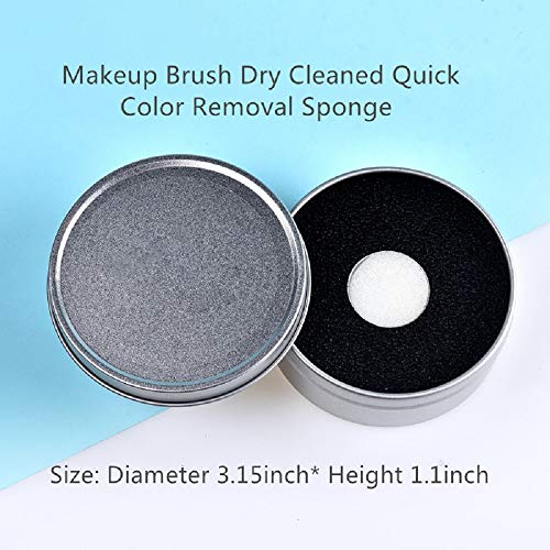 Silicon Makeup Brush Cleaning Mat with Brush Drying Holder Brush Cleaner Mat Portable Bear Shaped Cosmetic Brush Cleaner Pad+Makeup Brush Dry Cleaned Quick Color Removal Sponge Scrubber Tool (Purple) - Thumbnail 5