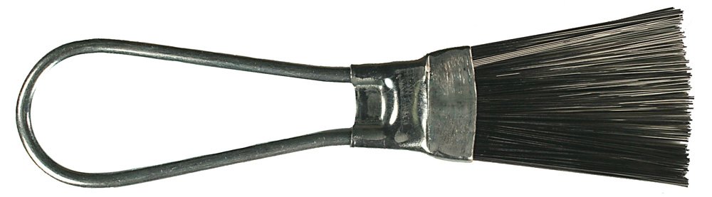 PFERD 85124 Metal Loop Handle Maintenance Wire Brush, Carbon Steel Wire, 5-1/2 Overall Length, 1-1/4 Width, 1/5/8 Trim Length (Pack of 12)