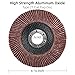 LotFancy 20PCS Flap Discs 4 1/2 for Angle Grinder, 40 60 80 120 Grit Sanding Disc, 4.5 x 7/8 Inch Grinding Wheels Welding Tools, Aluminum Oxide Abrasive, Type 27