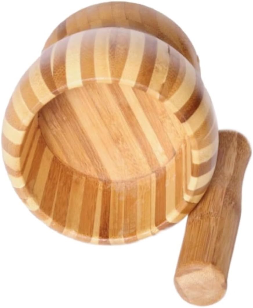 Mortar Pestle Set Old Fashioned Garlic Pounder Masher Household Manual Grinder Pestle Set Kitchen Grinder
