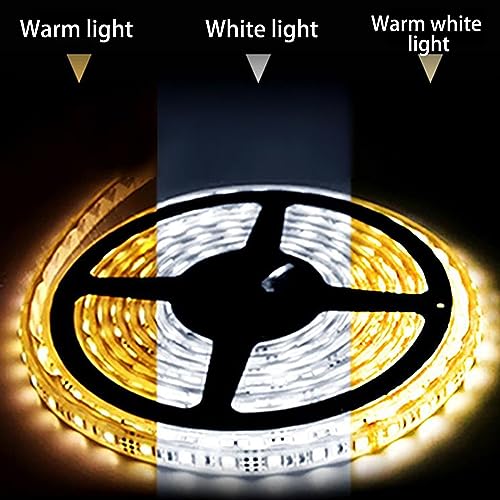 LED-Make-up-Spiegel mit 3 Farben, dimmbar, beschlagfrei, rund, beleuchteter Kosmetikspiegel für perfektes Make-up (warmes Licht + Antibeschlag)