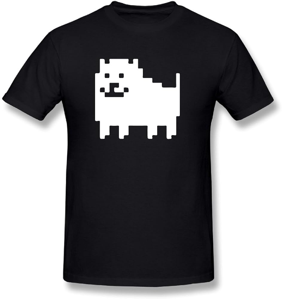Ariesシャツ メンズ Undertale Annoying Dog ドッグ 犬 地下世界 モンスター 地獄 Tシャツ Black Faz Ariesシャツ メンズ Undertale Annoying Dog ドッグ 犬 地下世界 モンスター 地獄 Tシャツ Black Faz