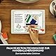 Logitech Crayon Digitaler Zeichenstift für alle ab 2018 veröffentlichten iPads mit Apple Pencil Technologie, Anti-Roll-Design und dynamischem Smart-Tip - Silber/Orange