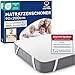 Produktbild Blumtal Matratzenschoner 90x200cm - wasserdichte Matratzenauflage 90x200cm aus 80% Baumwolle - Oeko-TEX zert. Inkontinenzunterlage waschbar bis 95 °C - knisterfreier Bett Topper - Bettwanzen Schutz
