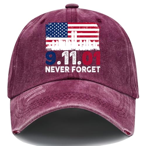 3 D G 9/11 Hat Never Forget Hats Never Forget 9/11 Baseball Caps American Flag 9 11 Caps Hats for Women Men