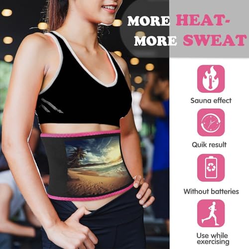 Faja reductora Belly Band Sunset on The Beach unisex miniatura 3