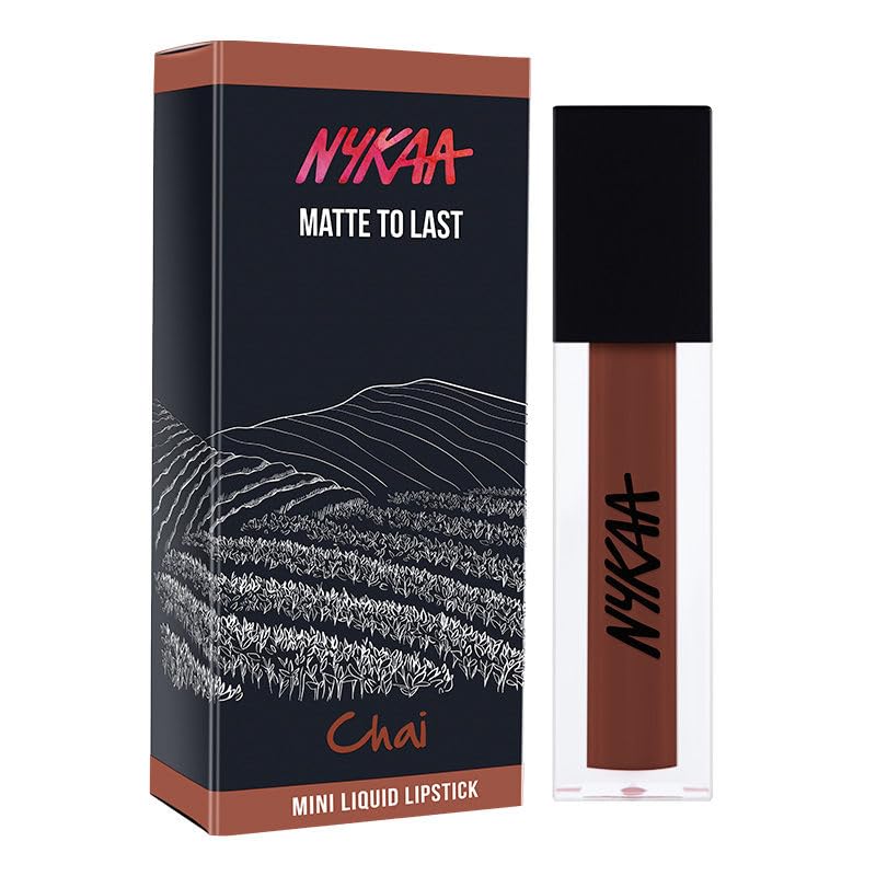 Nykaa Matte To Last! Mini Liquid Lipstick – Chai 18