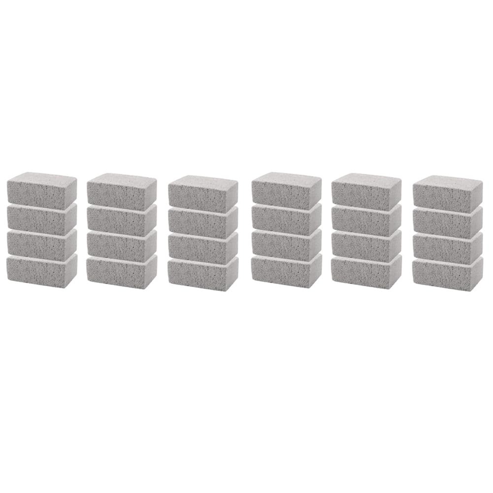 Hndhbfgrt 24PCS BBQ Grill Cleaning Brush Brick Block Barbecue Cleaning Stone Pumice Brick for Barbecue Rack Cleaner BBQ Tools