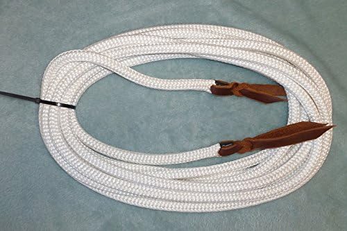 Horse Tree Line Rope Mecate Rein 22' White or Black