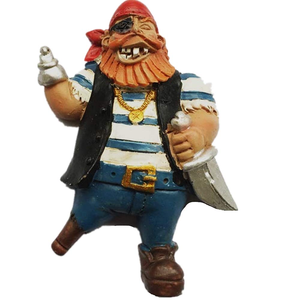 Magnete Da Frigo 3D A Forma Di Pirata Vichingo – Souvenir Artigianale Scandinavia (Norvegia, Svezia, Danimarca)