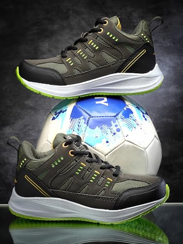 Image of ASIAN Boy's ADVENTURE-02-KIDS Sport Running & Walking Shoes with Ultra Bounce Technology Lightweight Synthetic Upper EVA Outsole Casual Lace-Up Shoes for Kid's & Boy's